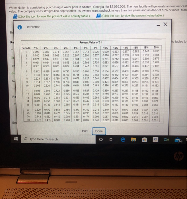 $2.050,000. The new facility will generate annual net cash inflows of $520,000