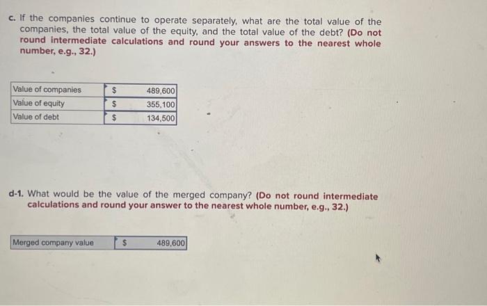 correct) Bentley Corporation and Rolls Manufacturing are considering a merger. The possible