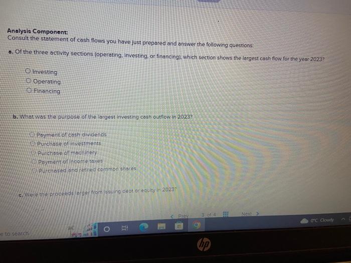 purchases of merchandise. ev Wages Expense cash Paid nages to employees. fi:
