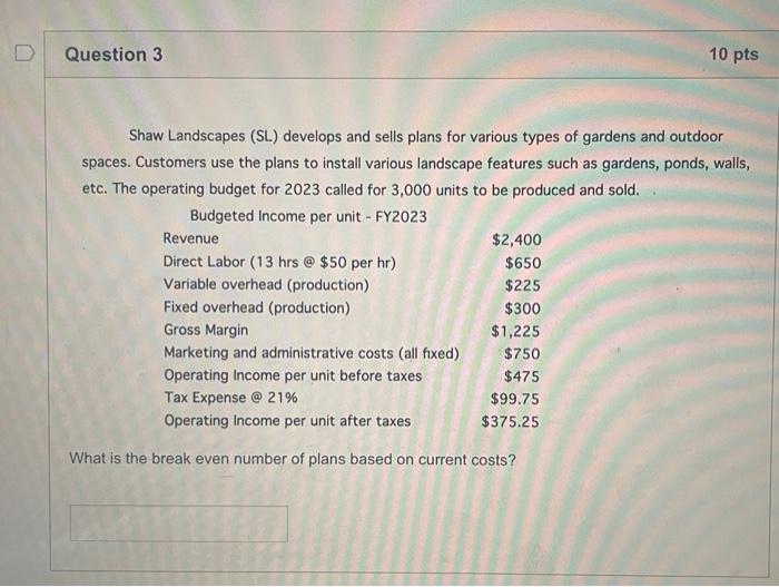 spaces. Customers use the plans to install various landscape features such as
