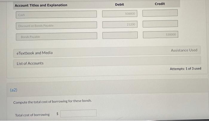  Debit Credit Account Titles and Explanation Cash SOB800 21200 Discount on