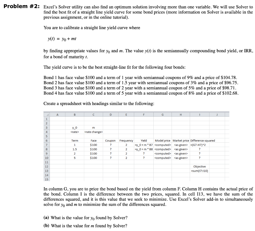  Excel's Solver utility can also find an optimum solution involving more