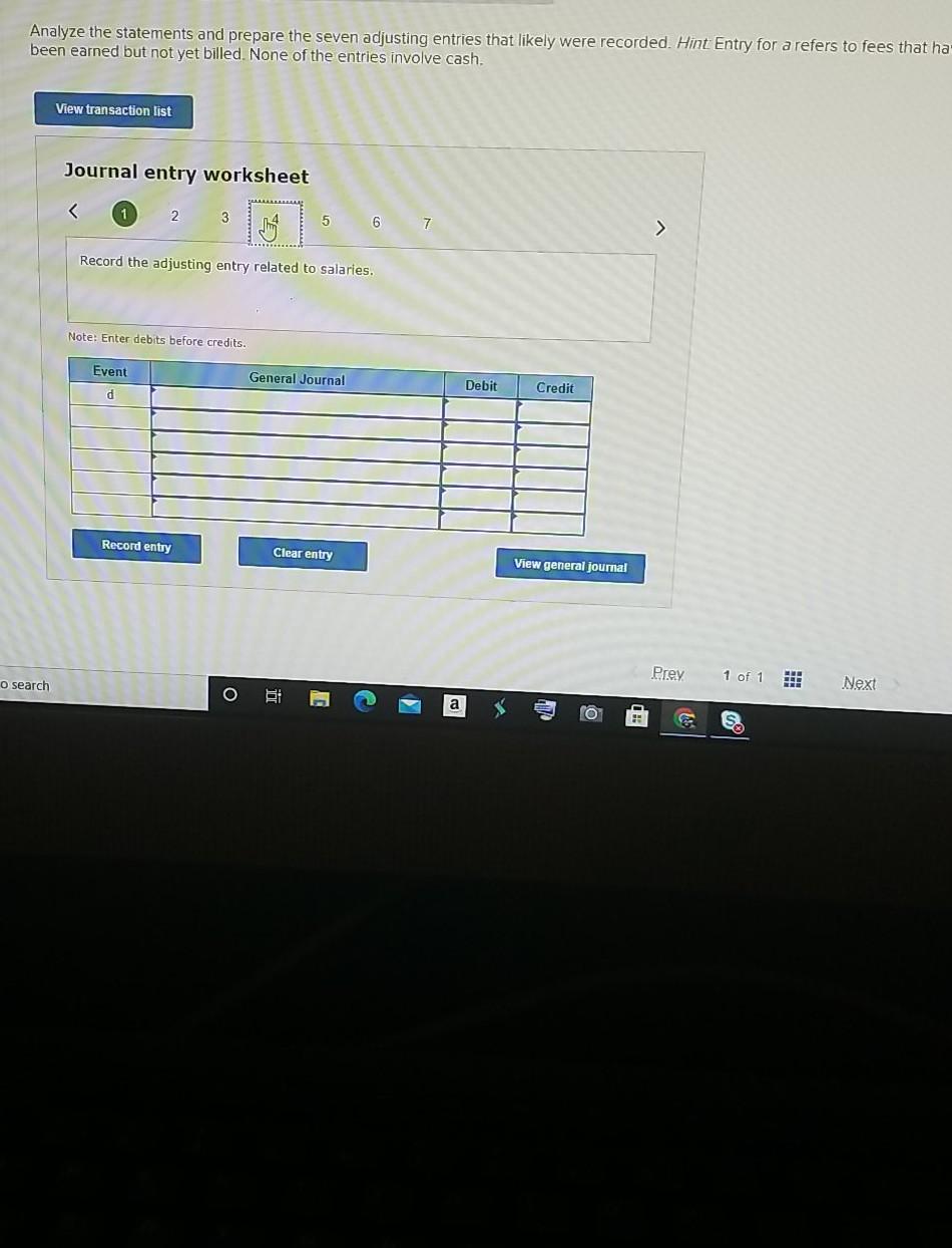 recorded, and the right column is prepared after adjusting entries. The company