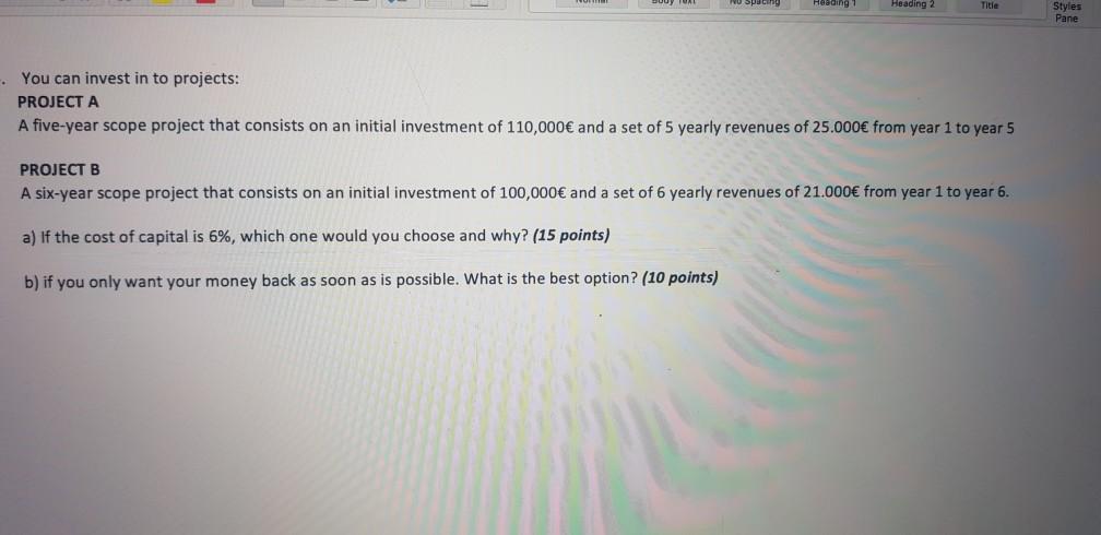 please need help for those questions, with well explained calculations Specing