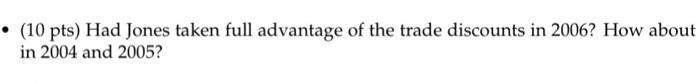  please help answer (10 pts) Had Jones taken full advantage of