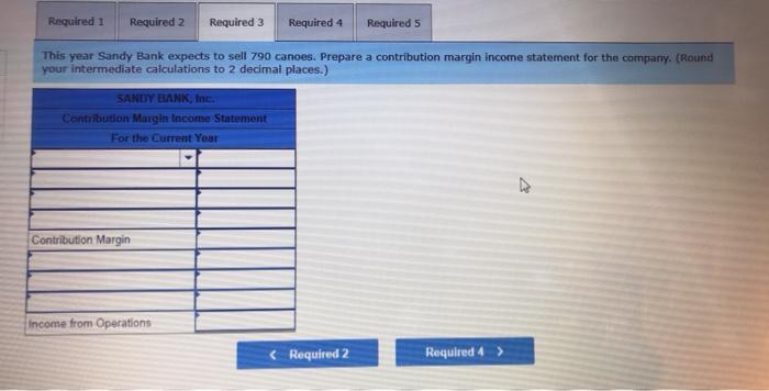 Required: 1. Complete the following table 2. Suppose Sandy Bank sells its