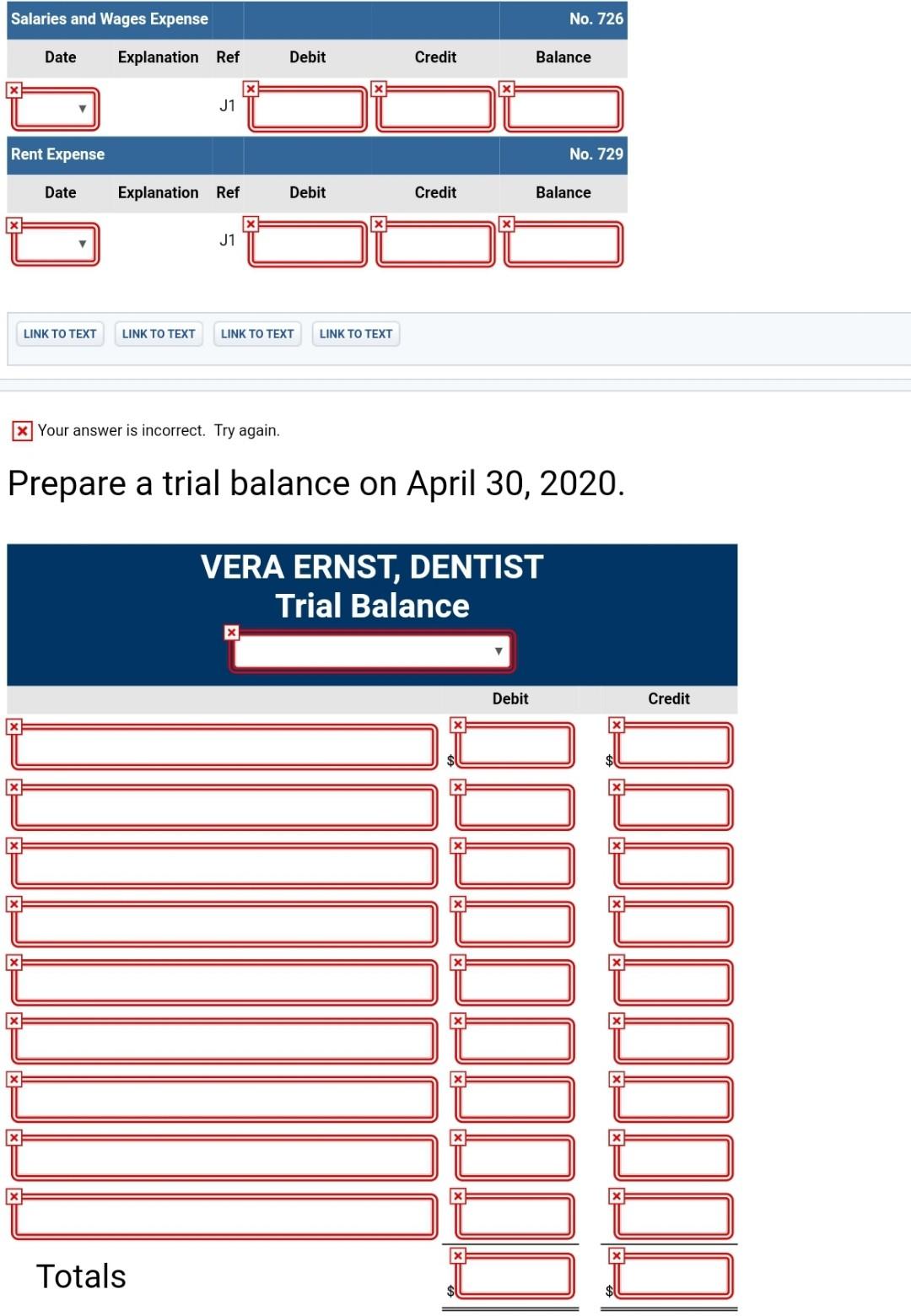 cash in her business. 1 Hired a secretary-receptionist at a salary of