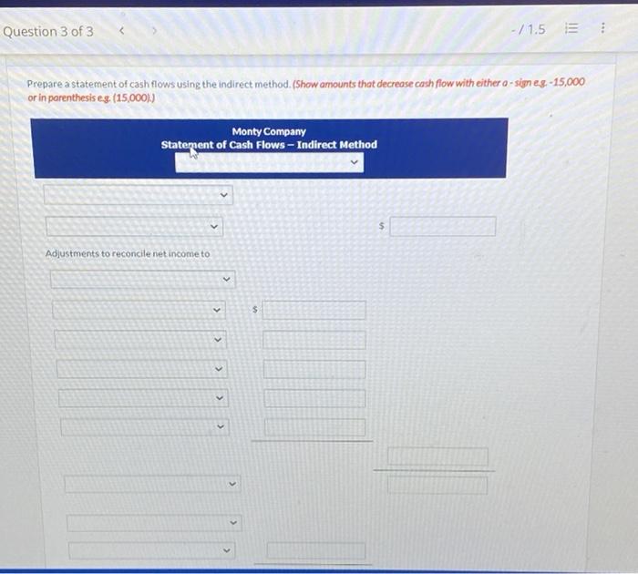 and paid were $23.900 3. During the year equipment was sold for