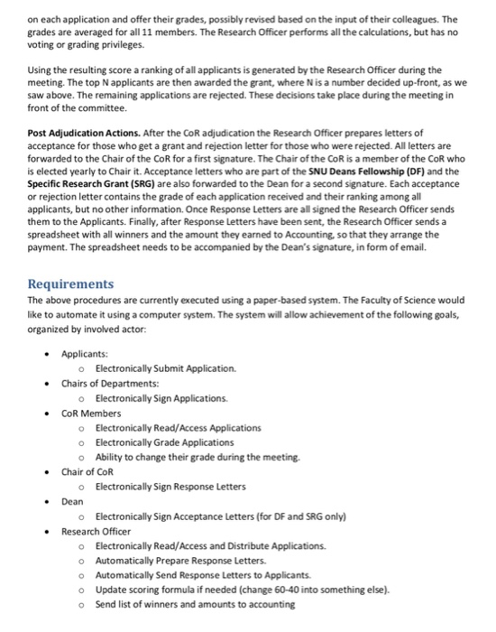 be partitioned into Subject Areas. Classes, attributes and relationships have to be