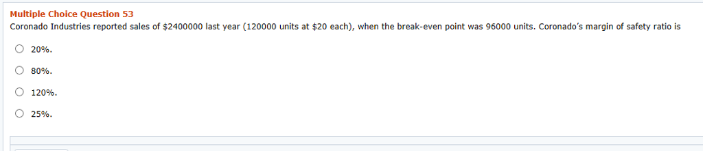 a unit contribution margin of $57 and takes three machine hours to