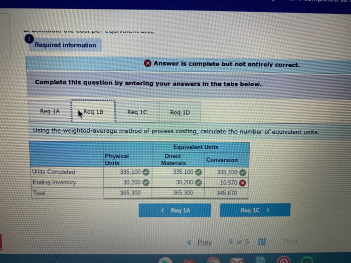 makes camping lanterns using a single production process. All direct materials are