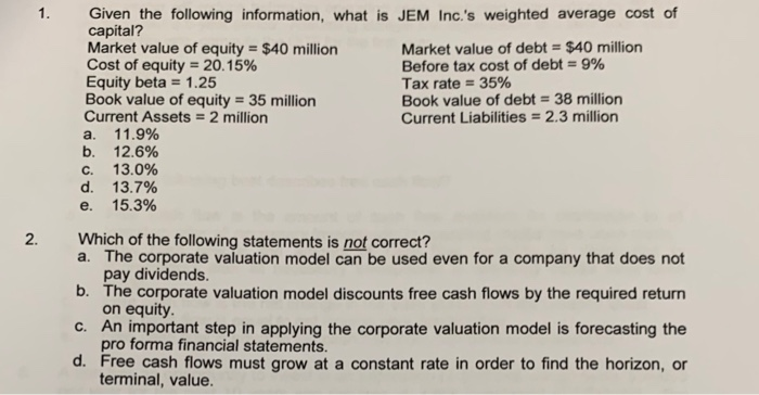 I need help on my study guide please. What are the answers