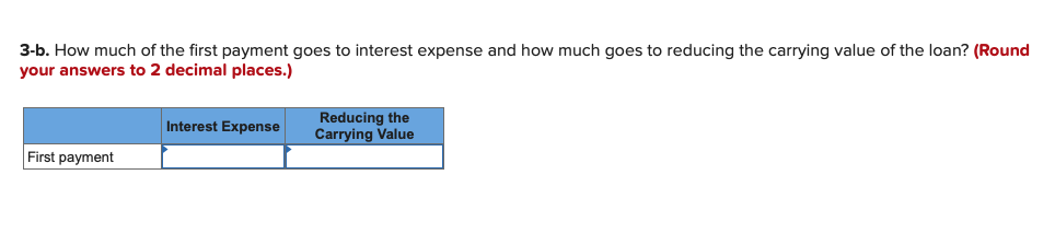 $3,546.92 are due at the end of each month, with the first