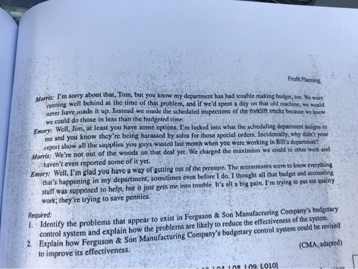 sorry for photo ka donc of ca CASE 8-29 Evaluating a company's