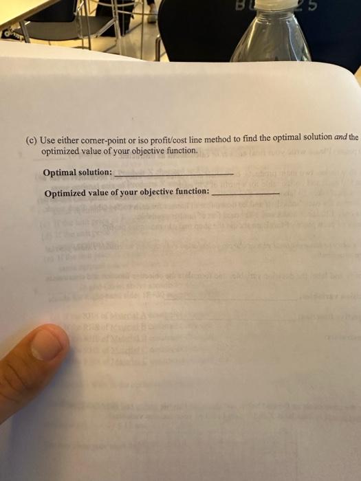 instructed. A local shop makes two main products: bookshelf and coffee table.