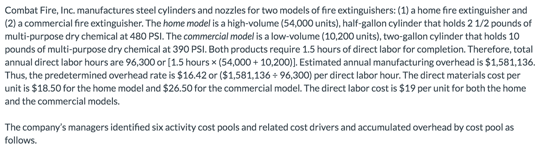 please answer using only the numbers given in THIS problem. Combat