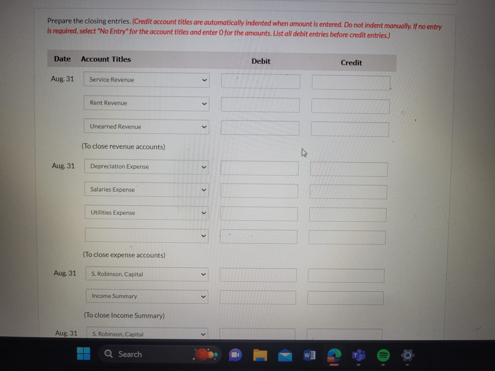 entries) The adjusted trial balance for Oriole Company is presented below. Prepare
