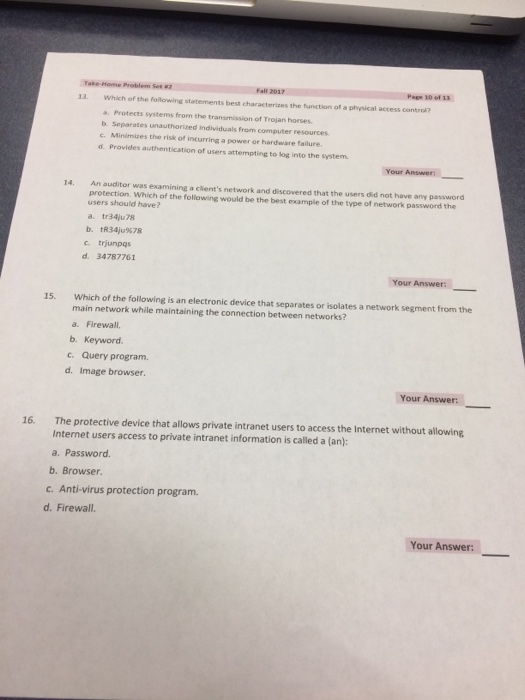 prevents unauthorized users from gaining o network resources is call Network server