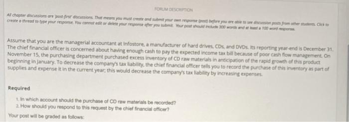 you mate created thread to type your report onder Assume that you