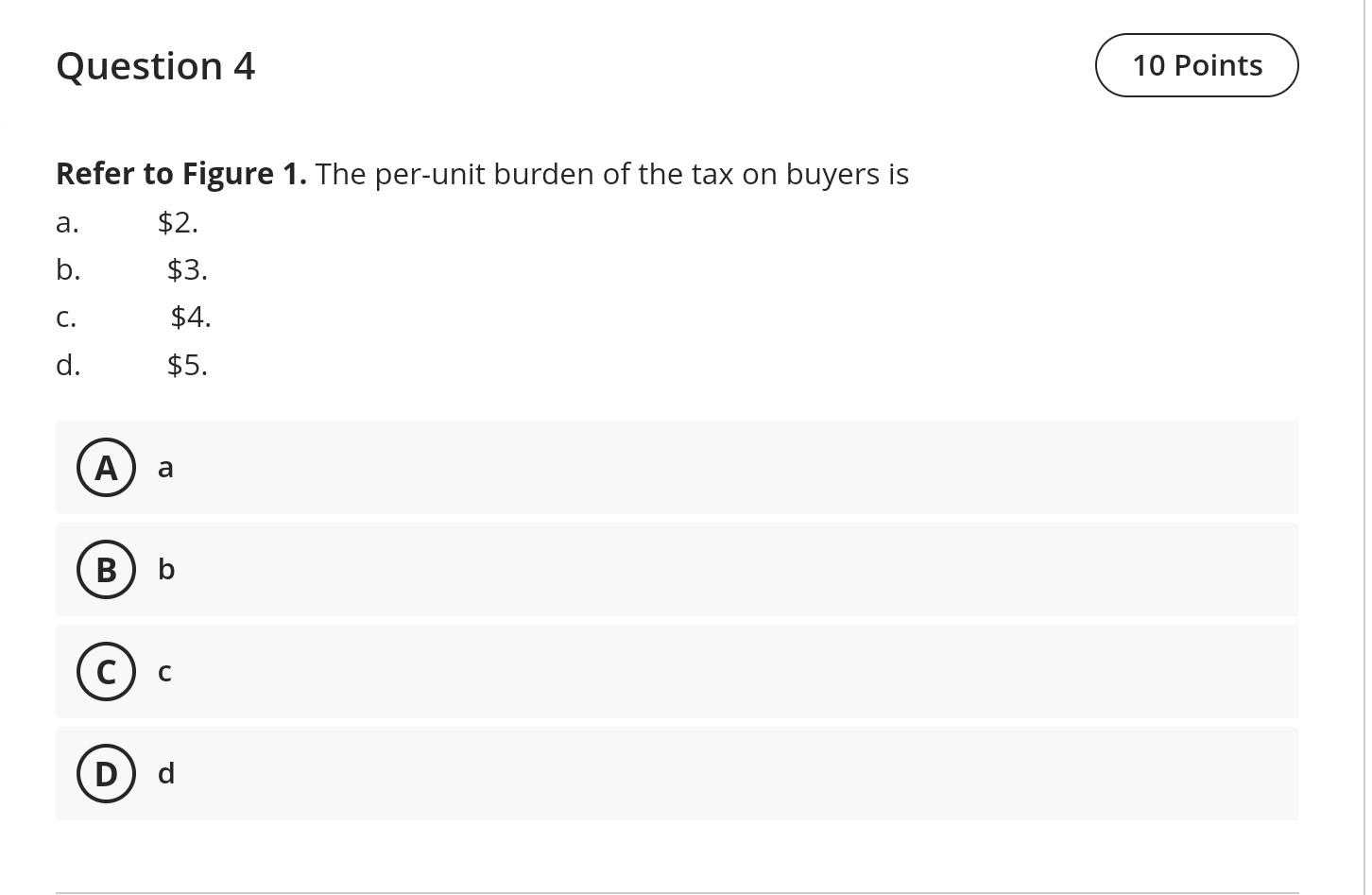 much! The vertical distance between noints A and B renresents a tax