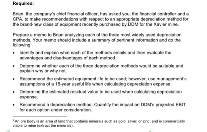 of banks stipulates that DDMs long-term debt cannot exceed 1.5 times the