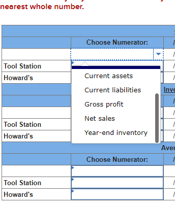 home improvement retail industry (\$ in millions): Required: Calculate the gross profit