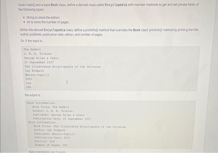  please help in java will like Given maind and a base