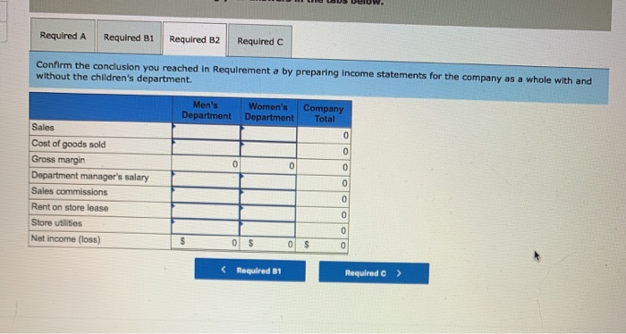 the men's department has a sales staff of nine employees, the manager
