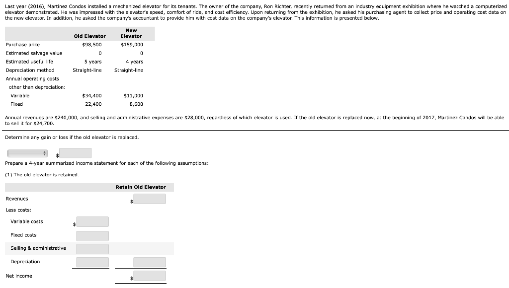  Last year (2016), Martinez Condos installed a mechanized elevator for its