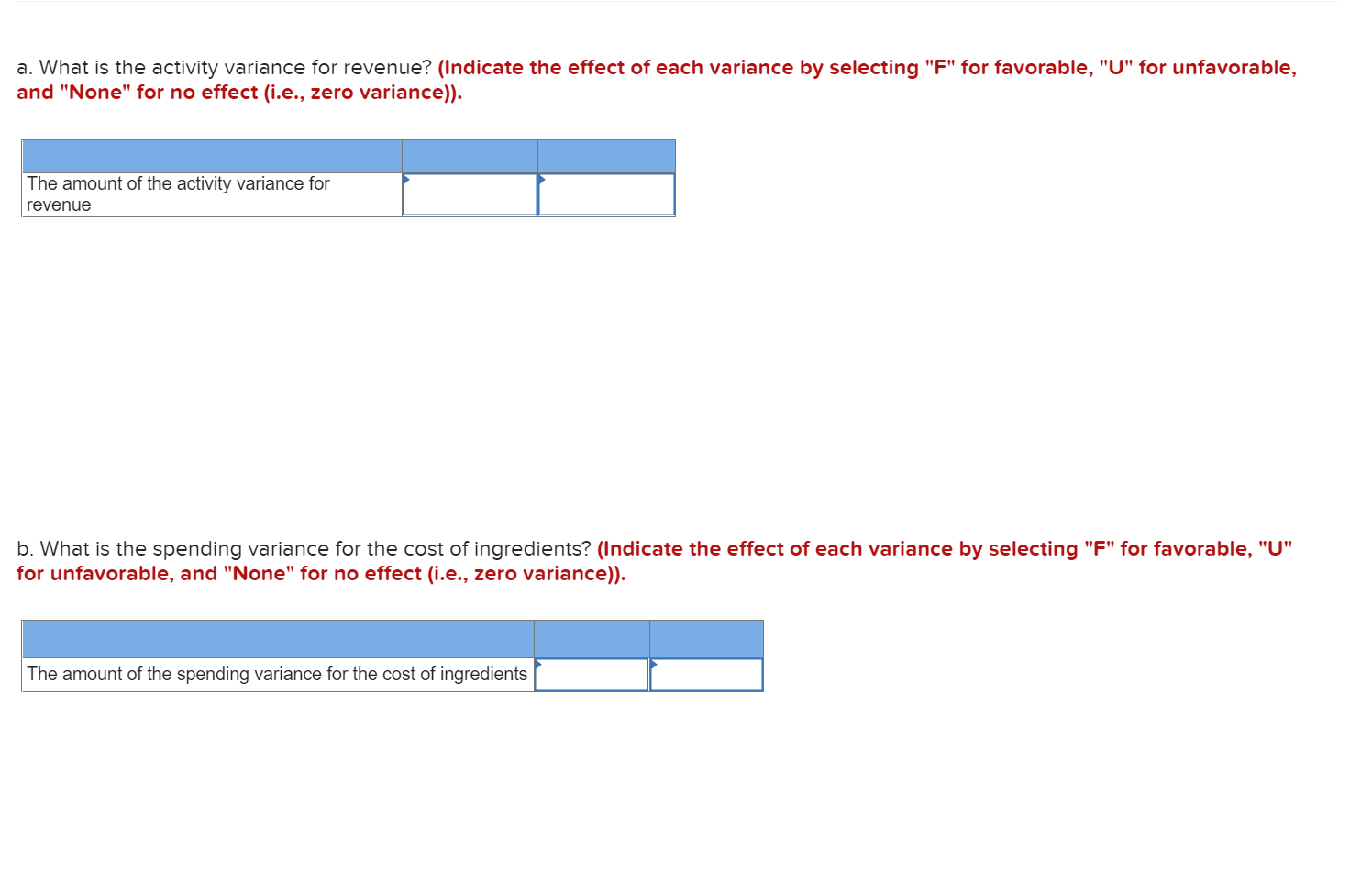 your own worksheet version of the Review Problem example in the text.