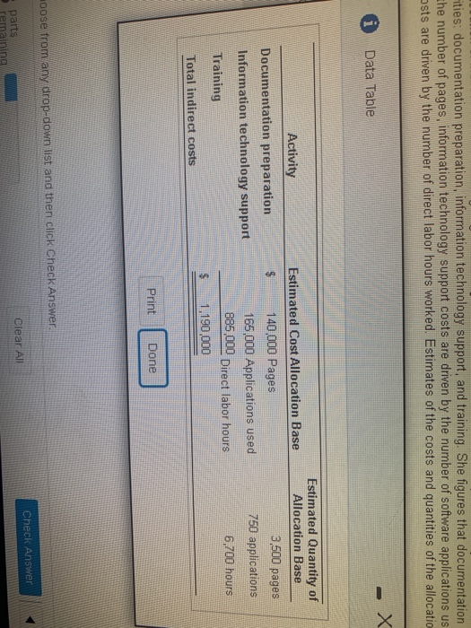  ities: documentation preparation, information technology support, and training. She figures that