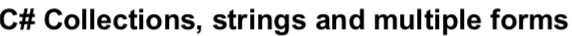 C# window form program, appreciate for your help! (using array or list