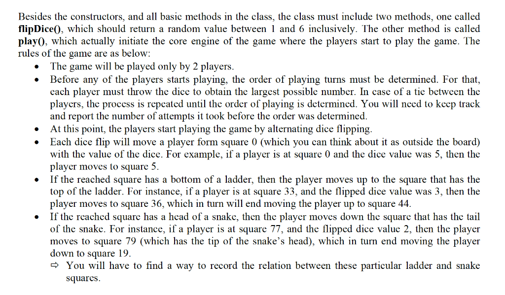 map, or Arraylist..... Part I) In this part, you need to create