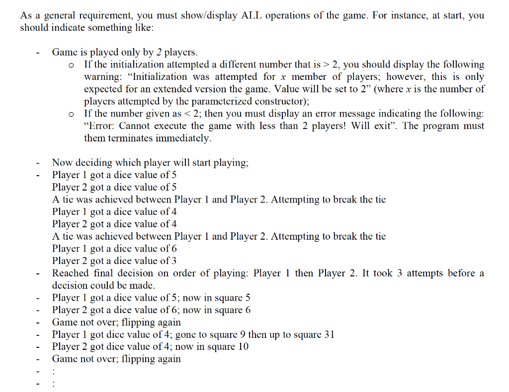 and a number of players attached to it, which is initialized at