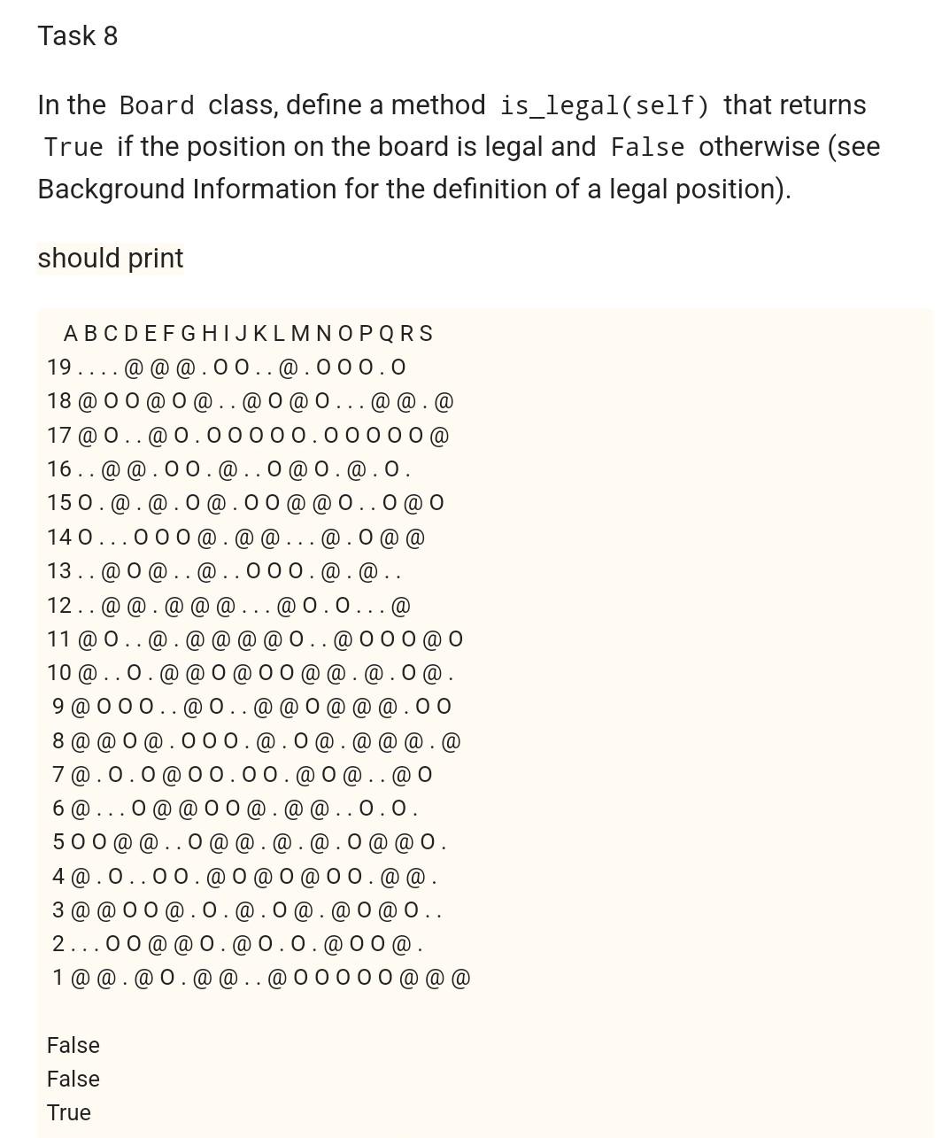 For an exercise I'm supposed to write a code according to the