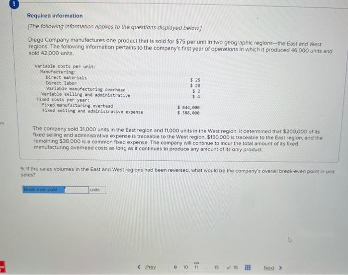 is traceable to the East region, and the remaining $38,000 is a