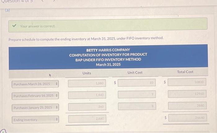 under Weighted-average inventory method, (Round answer to 0 decima) places, e.g. 2,760.)