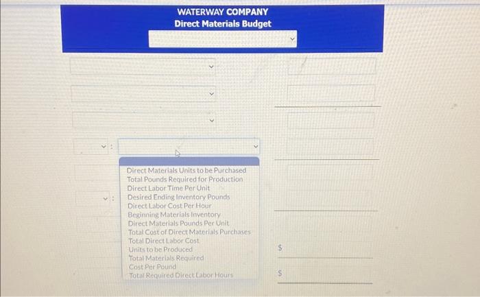 raw materials in its December 31, 2021, ending imventory. Required production for