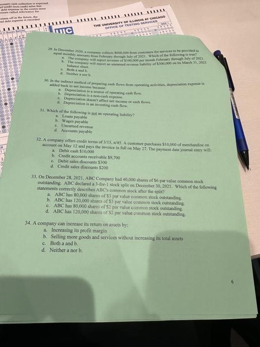 please answer it all will give you a like 29. In Becentere