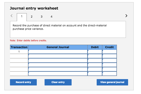 for Variances (Appendix) (LO 10-6, 10-9) The following information applies to the