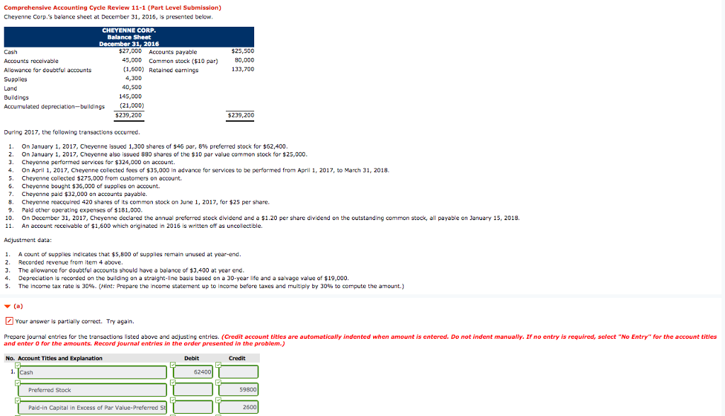 Prepare a retained earnings statement for the year ending December 31, 2017.