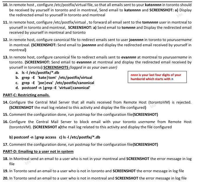  In remote host, configure /etc/postfix/virtual file, so that all emails sent