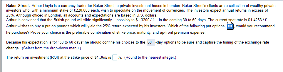 import the table into a spreadsheet.) Strike Price Maturity Premium $1.36/ $0.00081/
