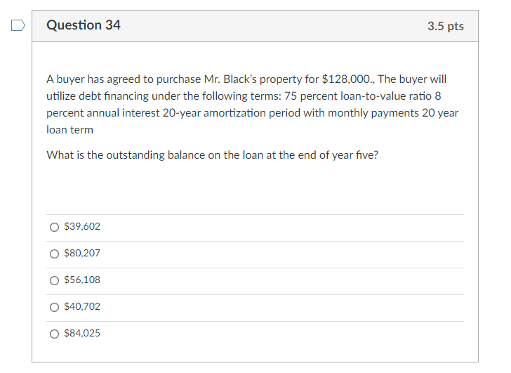 rates are 10 percent with a term of 25 years with monthly