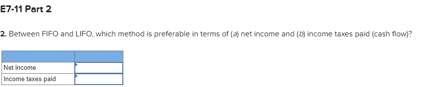 Methods Based on Income and Cash Flow Effects L07-2, 7-3 [The following