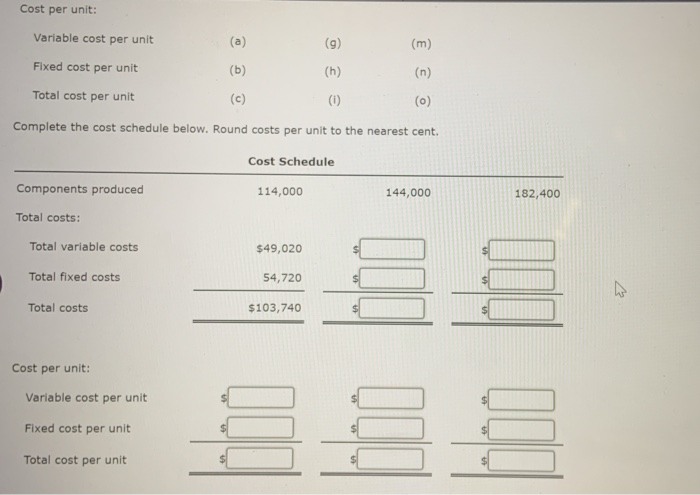 manufactures components for computer games within a relevant range of 114,000 to