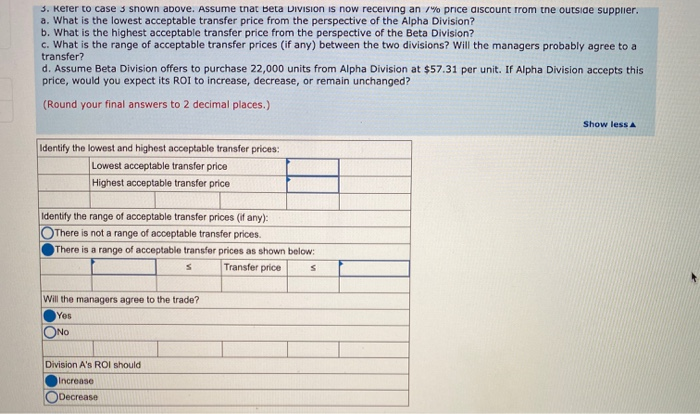 Division : Capacity in units Number of units now being sold to