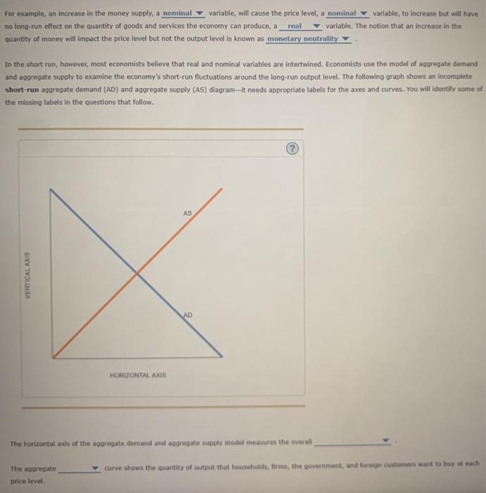 Please answer the udnerlined options, thank you. For example, an increase in