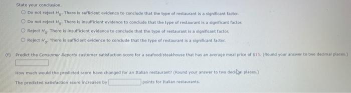 and drinks, minus the tip. Score reflects diners overall satisfaction with higher