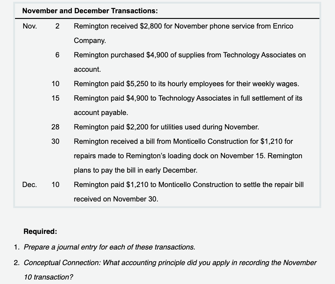 here is the journal format: make a journal Required: 1. Prepare a